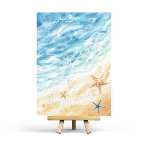Sea Shore Postcard by Penpaling Paula