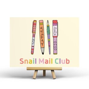 Snailmail Club Postcard by Penpaling Paula