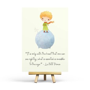 Little Prince Planet Postcard by Penpaling Paula