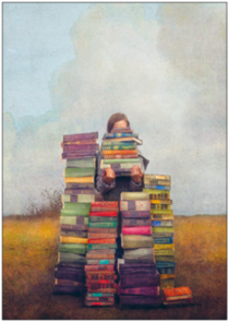 Postcard | Book love