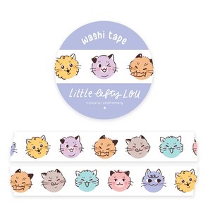 Cat Dots Washi Tape - Little Lefty Lou 