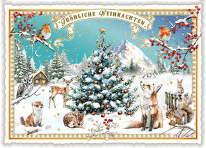 PK 1351 Tausendschön Postcard - Fröhliche Weihnachten
