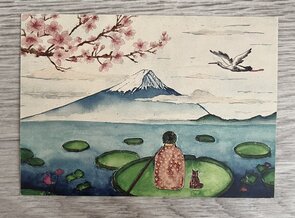 Wildgardens Postcard - Japan
