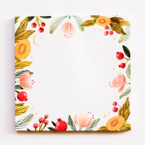 Wild Pencil Studio Sticky Notes - Happy Flowers