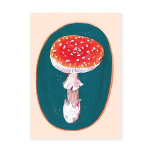 Wild Pencil Studio Postcard - Mushroom