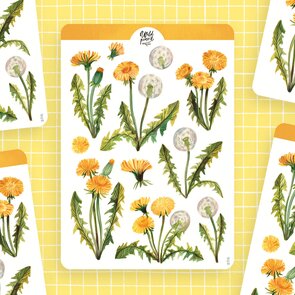 Wild Pencil Studio Planner sticker sheet - Dandelions