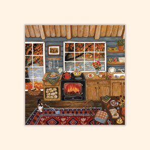 Asia Spettel 12x12 Postcard - cinnamon rolls