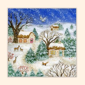 Asia Spettel 12x12 Postcard - Winter Wonderland