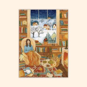 Asia Spettel A6 Postcard - Winter Coziness