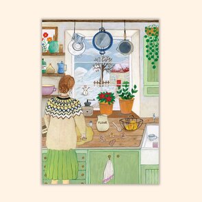 Asia Spettel A6 Postcard - Gingerbread Cookies
