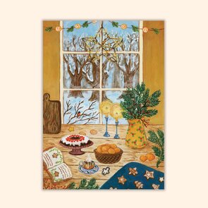 Asia Spettel A6 Postcard - Poppy Seed Cake