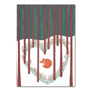 Studio Kvinna A6 Postcard - Heart of the Forest