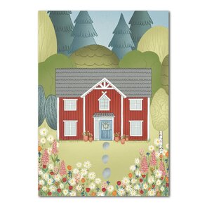 Studio Kvinna A6 Postcard - Swedish House