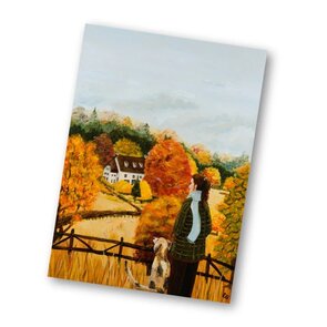 A6 Postcard from Esther Bennink - Het uitzicht