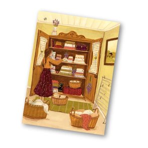 A6 Postcard from Esther Bennink - De linnenkast