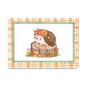 Postkarte Only Happy Things | Igel