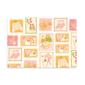 Postkarte Only Happy Things | Autumn Stamps