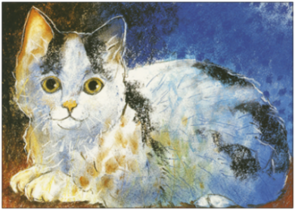 Postcard Loes Botman | Kitten