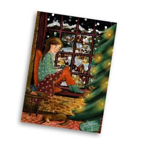 A6 Postcard from Esther Bennink - Kerst Me time