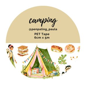 Camping - PRE-CUT PET-tape by Penpaling Paula