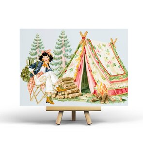Camping - Postcard by Penpaling Paula