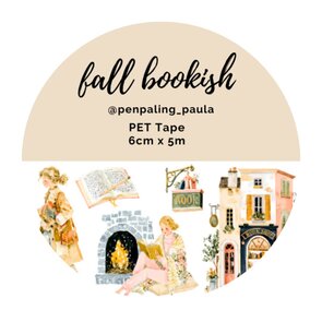 Fall Bookish - PRE-CUT PET-tape by Penpaling Paula