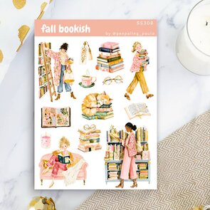 Fall Bookish - Sticker Sheet by Penpaling Paula