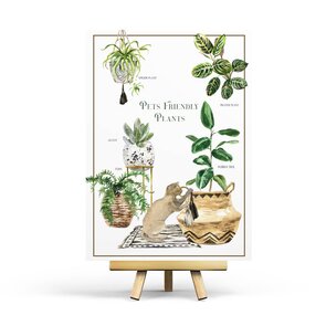 Pets Friendly Plants - Postcard by Penpaling Paula