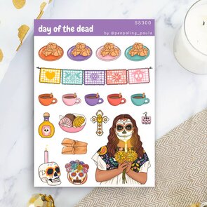 Day of the dead - Sticker Sheet by Penpaling Paula