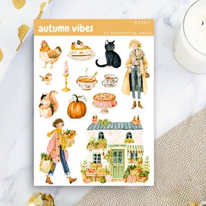 Autumn Vibes - Sticker Sheet by Penpaling Paula