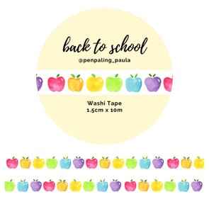 Washi Tape Back to school by Penpaling Paula