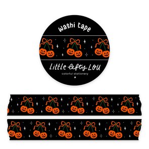 Pumpkin Cherries Washi Tape - Little Lefty Lou 