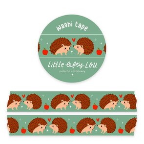 Autumn Hedgehogs Washi Tape - Little Lefty Lou 