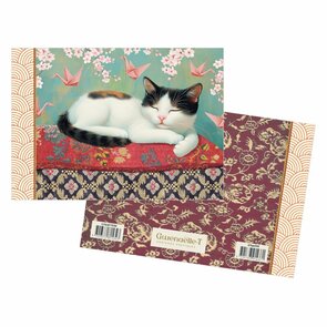 Mini Illustrated notebook Gwenaëlle Trolez Créations - Cat