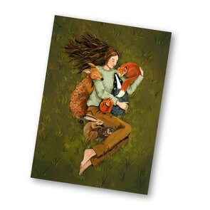 A6 Postkarte Esther Bennink - Geborgenheid