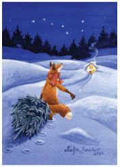 Postkarte 413 by Katja Saario - The Christmas Tree