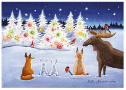 Postkarte 331 by Katja Saario - Christmas