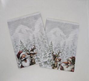 A5 Notepad Funny Christmas - by StationeryParlor