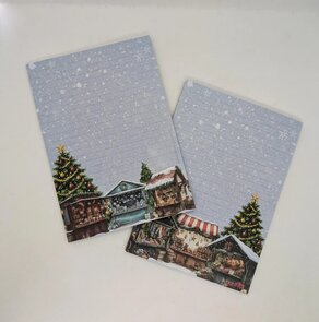 A5 Notepad Christmas Market - by StationeryParlor