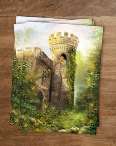 A fairytale postcard from Iris Esther - Rapunzel