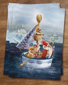 Postkarte von Iris Esther - Sint en Piep 