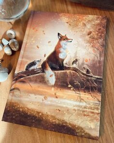 WONDERFALL – Illustrated blank notebook by Iris Esther