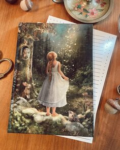 Star Talers – Illustrated blank notebook by Iris Esther