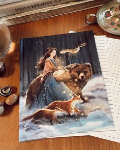 Bringers of Light – Illustrated blank notebook by Iris Esther