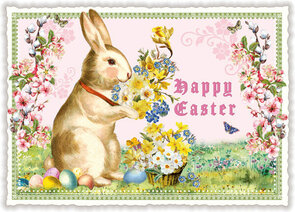 PK 1365EN Tausendschön Postkarte - Happy Easter