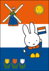 Nijntje Miffy Postkarte | Nederland
