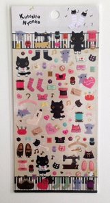 San-X Kutusita Nyanko Seal Sticker | I love Kutusita 