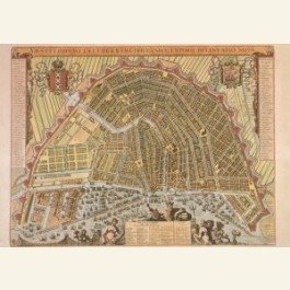 Postcard | Kaart van Amsterdam