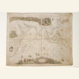 Postcard | Kaart van de Indische Oceaan