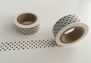 Washi Masking Tape | Dots and Hearts